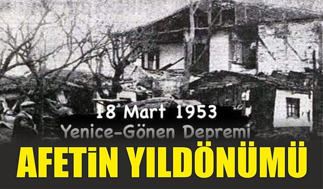 Balıkesir yıkıcı depremin acısını unutmadı!