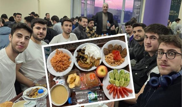 Balıkesir Kredi Yurtlarda 5 Yıldızlı İftar Menüsü