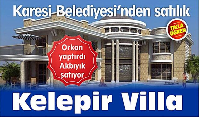 Karesi Belediyesi'nden satılık kelepir 3 villa