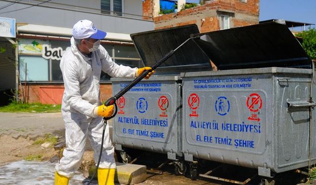 Altıeylül'de akıllı çöp sistemi ile anında müdahale