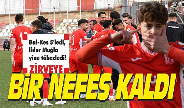 Balıkesirspor şampiyonluk ümidini tazeledi