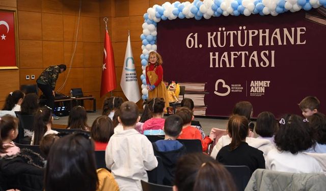 Balıkesir'de Kütüphane Haftası’na özel etkinlik