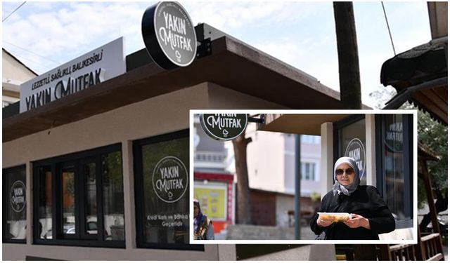 Balıkesir'de dar gelirliye üç çeşit yemek 30 lira