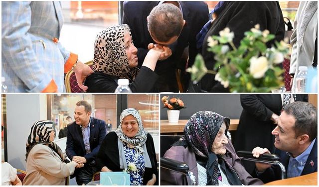 Akın, Anneler Günü'nde şehit annelerini ağırladı