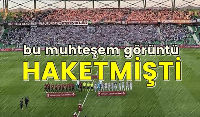 Bandırmaspor finali uzatmalarda kaybetti