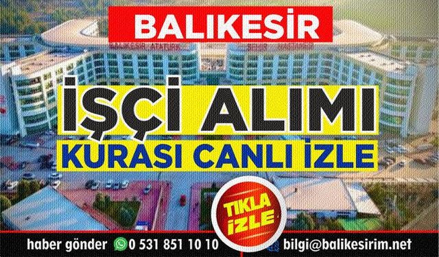 Sağlık Bakanlığına işçi alımı kura çekimi