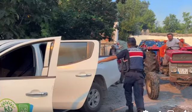 Kepsut Eyüpbükü Köyü tedbir amaçlı boşaltılıyor