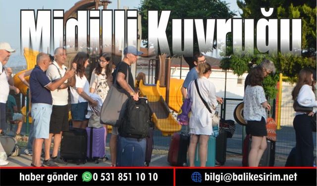 Ayvalık'tan Midilli'ye Bayram Akını Başladı