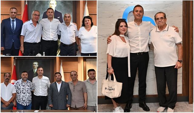 "Bende particilik yok" diyen Akın'ın ziyaretçisi eksik olmuyor