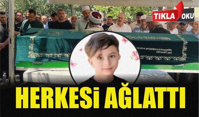 Minik Asaf'a yürek yakan veda. Namazını dedesi kıldırdı