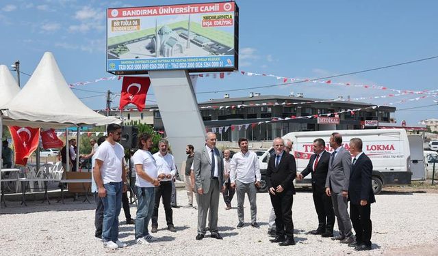 Bandırma Üniversitesi camiye kavuşuyor
