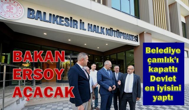 Yeni Kütüphane Kuvayi Milliye Şehri Balıkesir'e çok yakıştı!