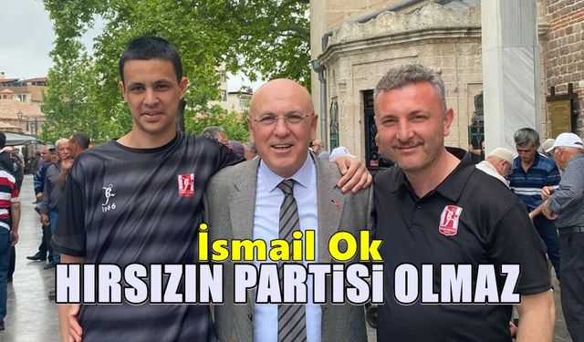 İsmail Ok'tan çarpıcı açıklama: Hırsızlığın partisi olmaz