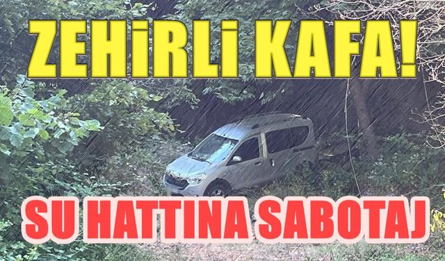 Gözü dönmüşlük! Erdek’te içme suyu hattına sabotaj girişimi