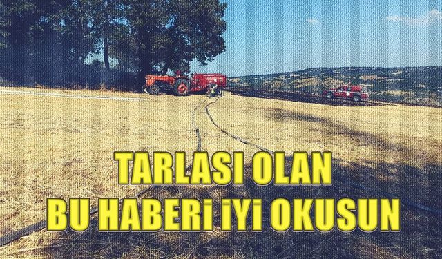 Balıkesirli çiftçiler dikkat! İki yıl ekilmeyen tarla kiralanacak!
