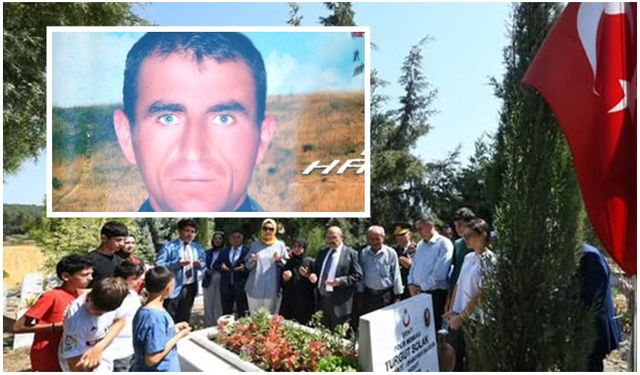 Vali Ustaoğlu, 15 Temmuz Şehidinin kabrini ziyaret etti