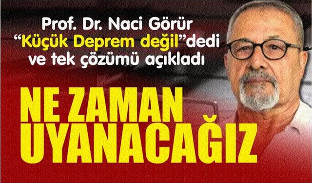 Balıkesir depremi.. Prof. Dr. Naci Görür uyardı
