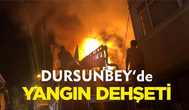 Dursunbey'de felaketin eşiğinden dönüldü
