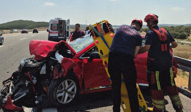 Balıkesir-İstanbul Otoyolu’nda zincirleme kaza: 8 yaralı