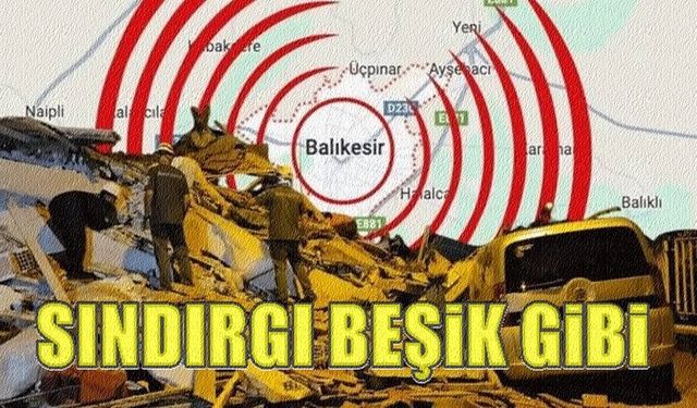 Balıkesir'de deprem. Manisa ve İzmir'de de hissedildi