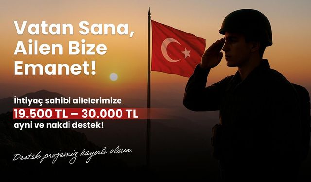 Balıkesir'de asker ailelerine Altıeylül'den 30 bin lira