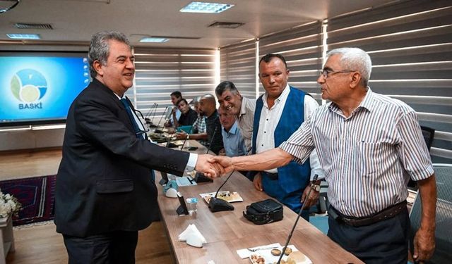 Balıkesir'de muhtarlardan BASKİ'ye teşekkür