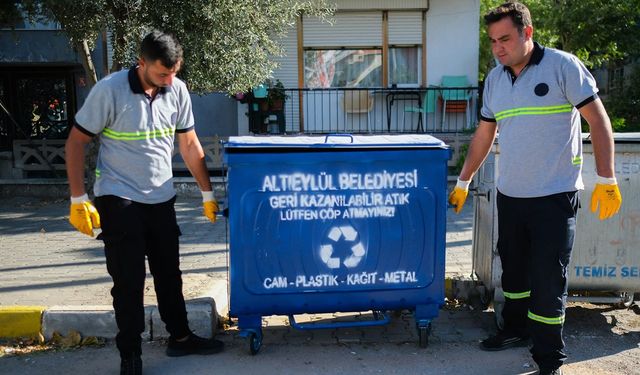 Altıeylül Belediyesi 'Sıfık Atık'ta akıllı dönem başlattı