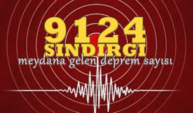 Deprem fırtınası: 33. günde artçı sayısı 9.124’e ulaştı