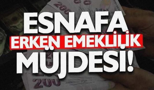 Bağ-Kur'lu küçük esnafa emeklilik müjdesi