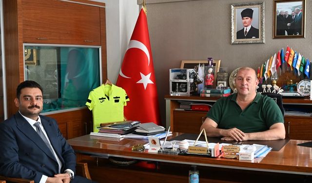 Başhekim Gök'ten Başkan Mustafa Göksel'e ziyaret