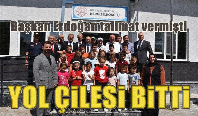 Nergiz köyündeki minik öğrencilerin yol işkencesi bitti!