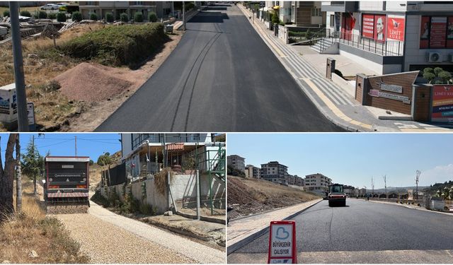 Büyükşehir, yıllardır hizmet bekleyen yolları asfaltla buluşturuyor