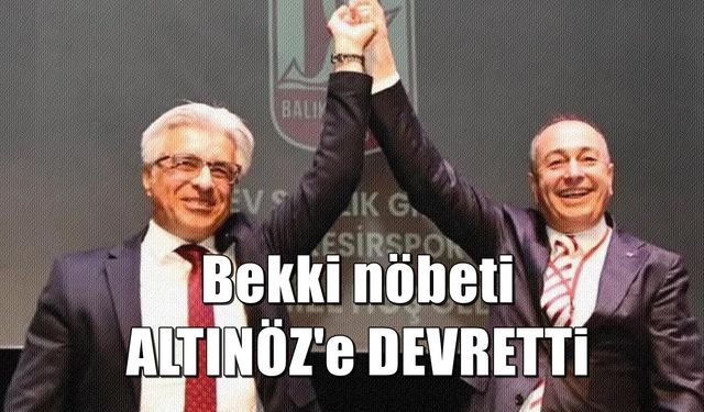 Balıkesirspor Kulübü yeni başkanı Volkan Altınöz