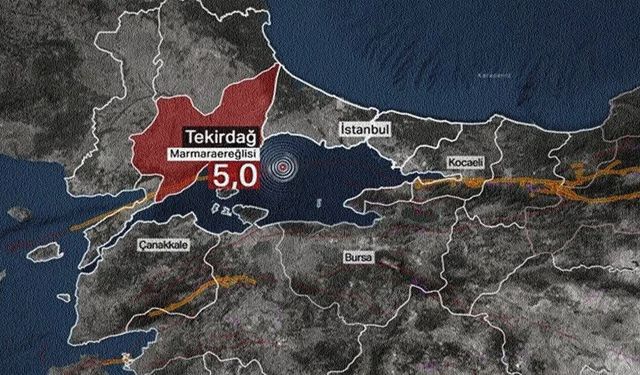 Marmara Denizinde deprem. Balıkesir'de de hissedildi