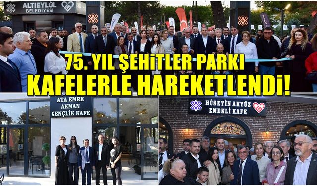 75. Yıl Şehitler Parkı yenilenen yüzüyle yeniden açıldı