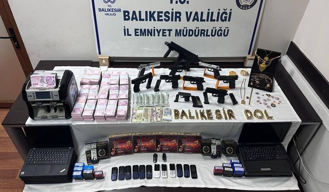Balıkesir Polisinden büyük dolandırıcılık operasyonu