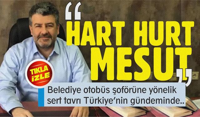 Başkan Mesut Akbıyık'a yakışmayan görüntüler
