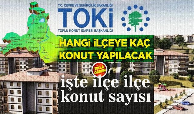 Balıkesir'de konut yapılacak yerler ve başvuru koşulları