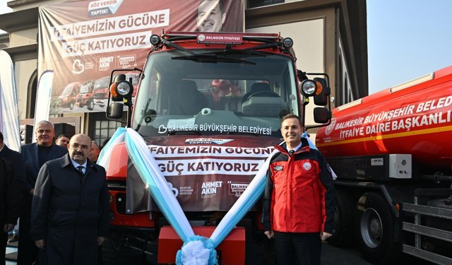 Balıkesir İtfaiyesi araç filosunu güçlendirdi