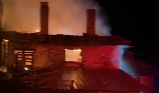 BİGADİÇ’TE EV YANGINI CAN ALDI