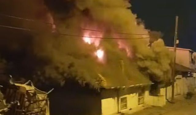 Balıkesir Yangın Paniği. O Anlar Kamerada