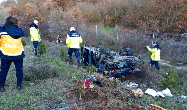 Balıkesir'de korkunç kaza: 1 ölü, 2 yaralı