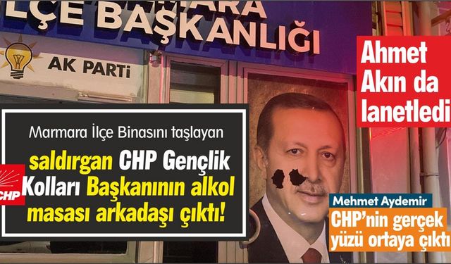 Önce AK Parti’ye saldırdı, sonra CHP’li başkanla kadeh tokuşturdu