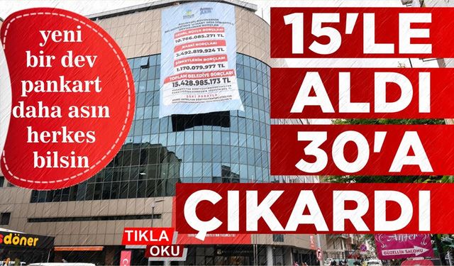 Balıkesir Büyükşehir borcu 15'ten 30 milyara çıktı!