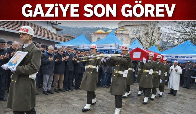 Kıbrıs Gazisi Ali Kaya son yolculuğuna uğurlandı