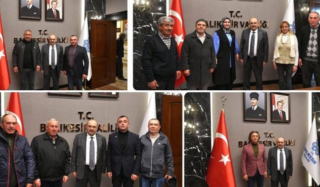 Vali Ustaoğlu Balıkesir'in kale komutanlarıyla buluştu