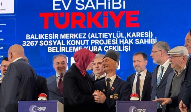 Balıkesir'de kura heyecanı. 7 bin 548 kişi ev sahibi oluyor