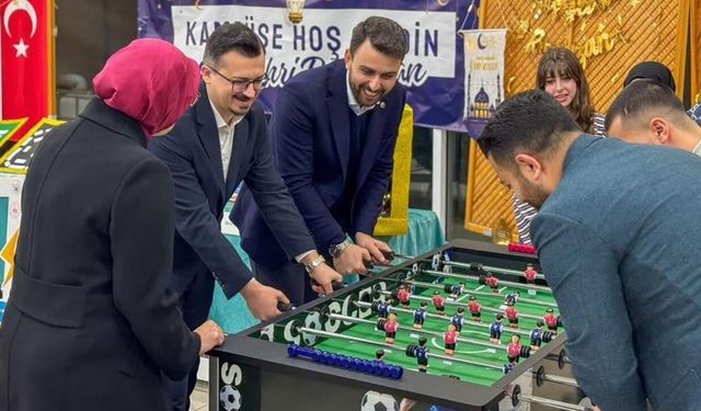 Öztaylan gençlerle iftarda buluştu, Langırt oynadı