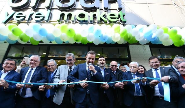 Büyükşehir emeğe değer kattı, Ondan Yerel Market’i hizmete açtı
