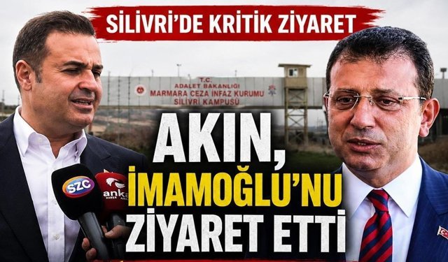 Ahmet Akın'dan İmamoğlu'na destek ziyareti